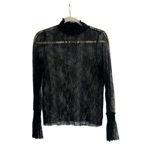 Black Lace Blouse